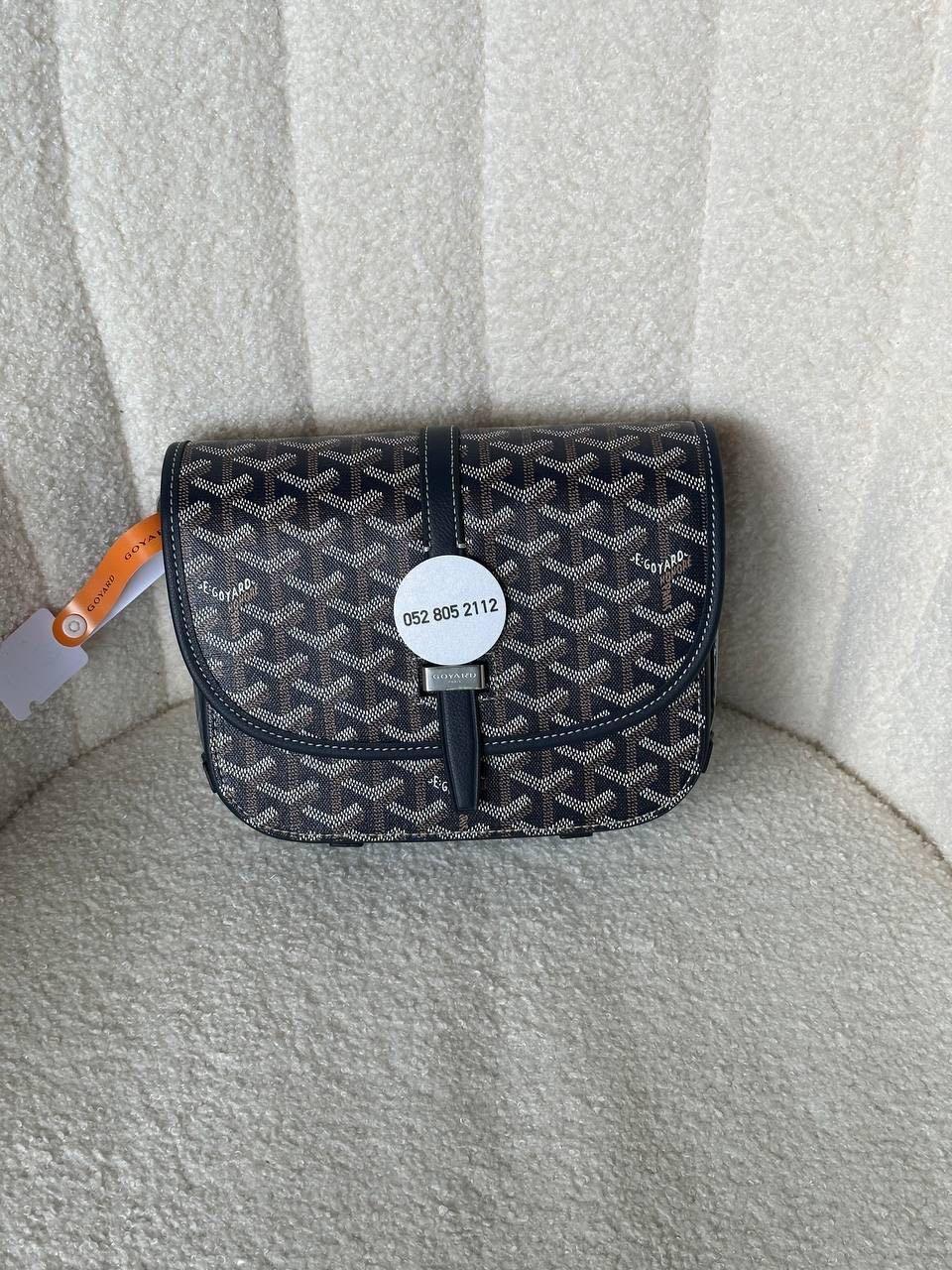Goyard Belvedere messenger bag in navy