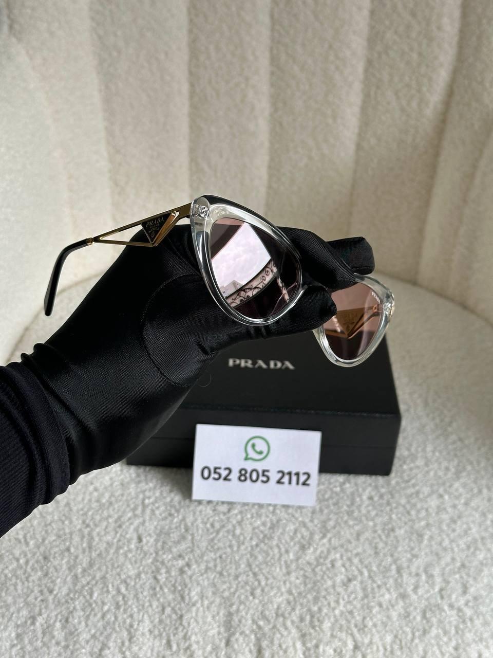 Prada Cat-eye Sunglasses in Crystal & Rose