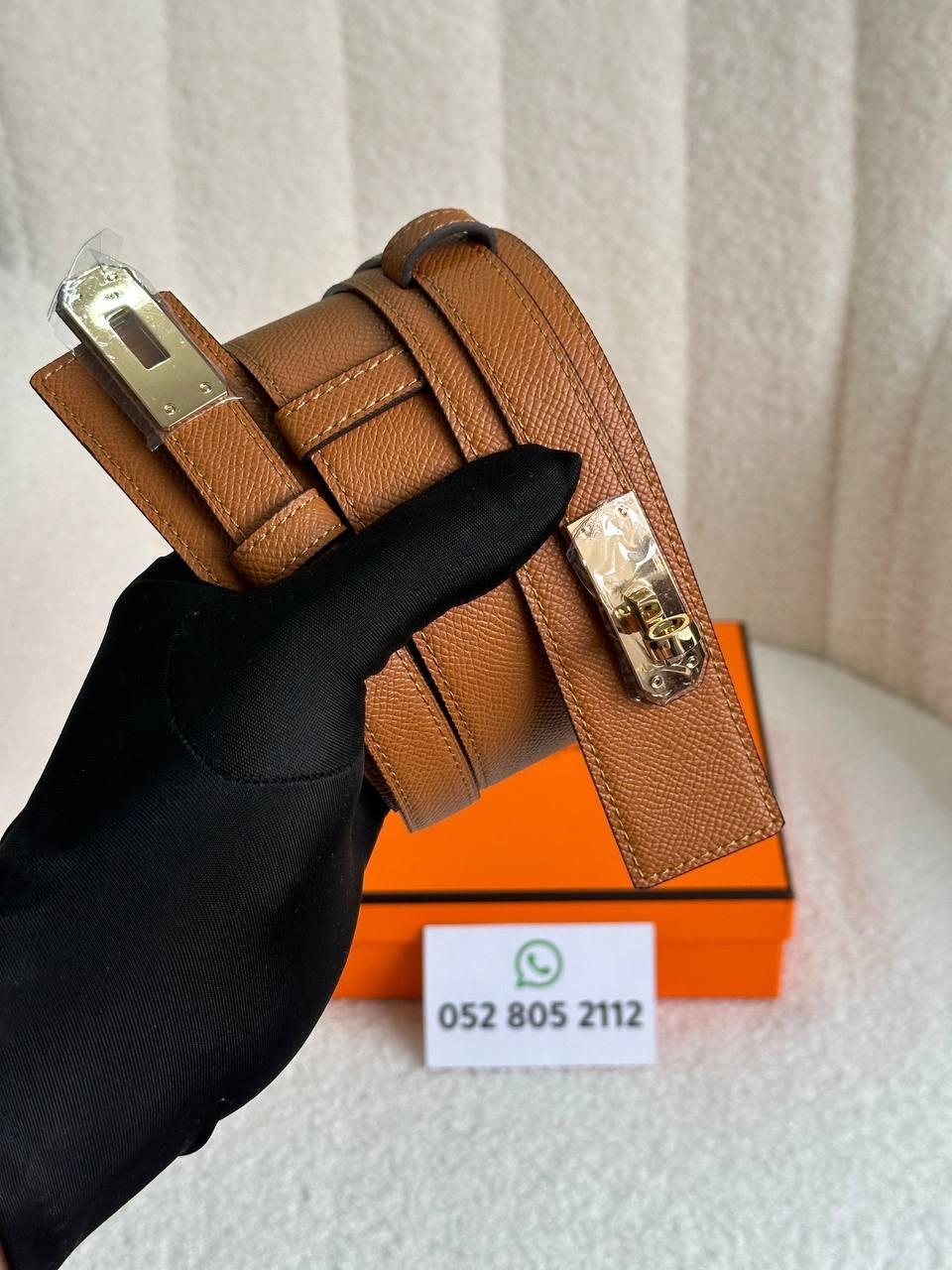 Hermès Kelly Belt in Gold