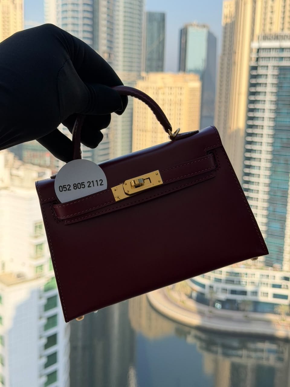 Hermès Kelly Mini in Burgundy