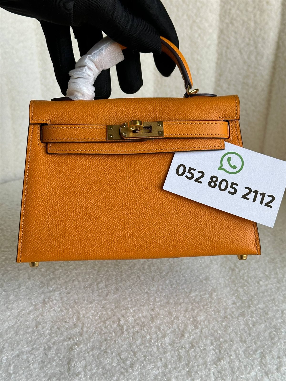 Hermès Kelly Mini in Amber