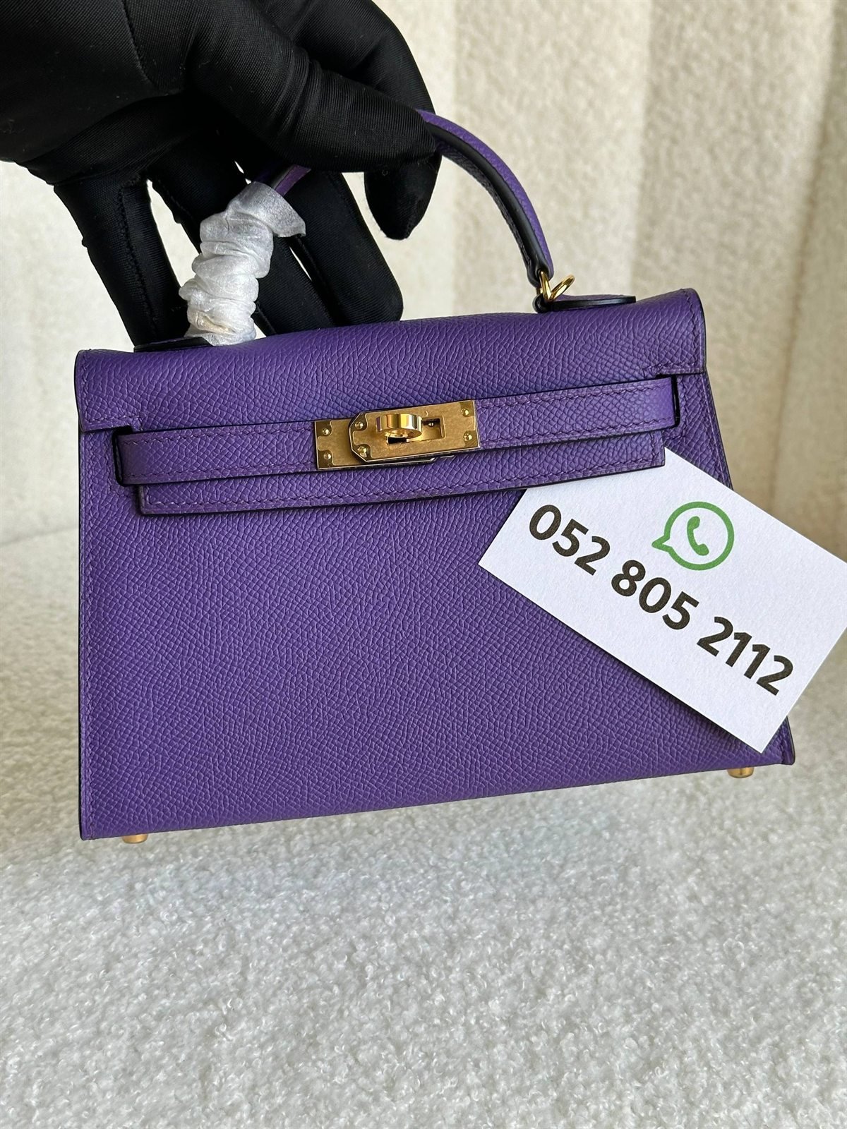 Hermès Kelly Mini in Purple