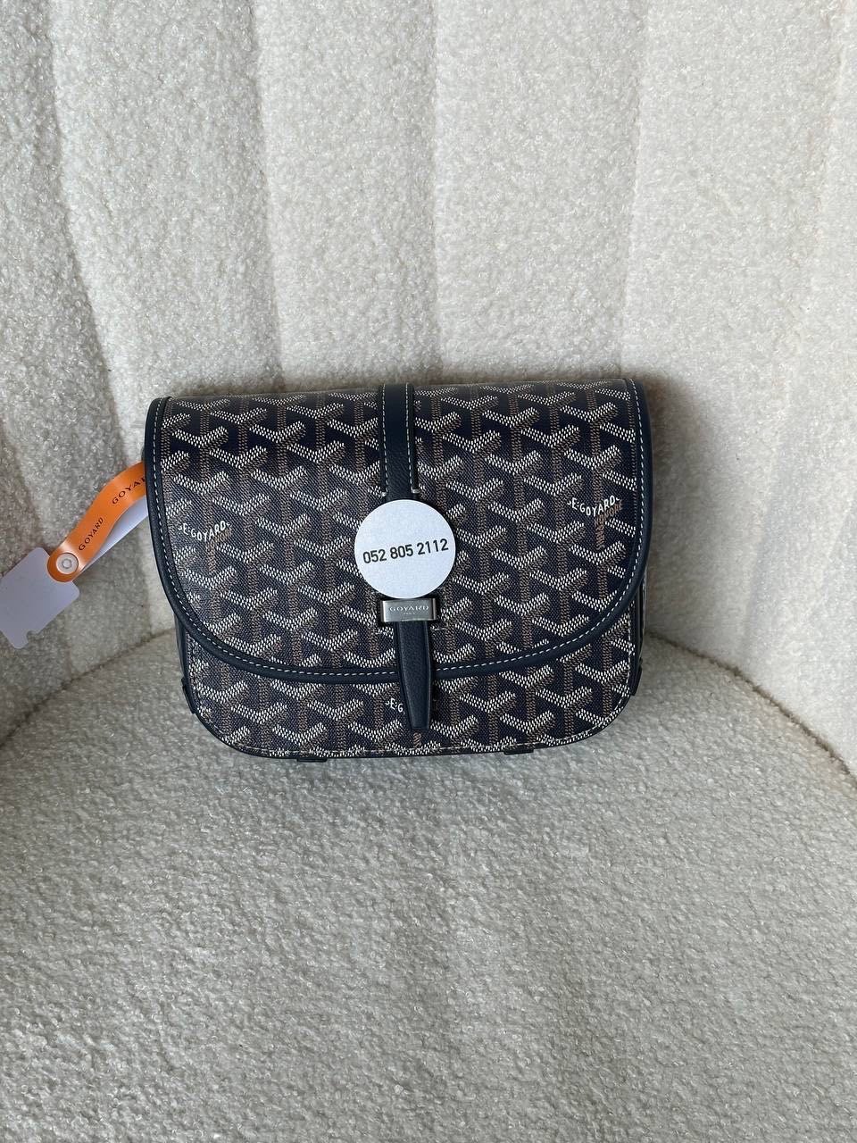 Goyard Belvedere messenger bag in navy