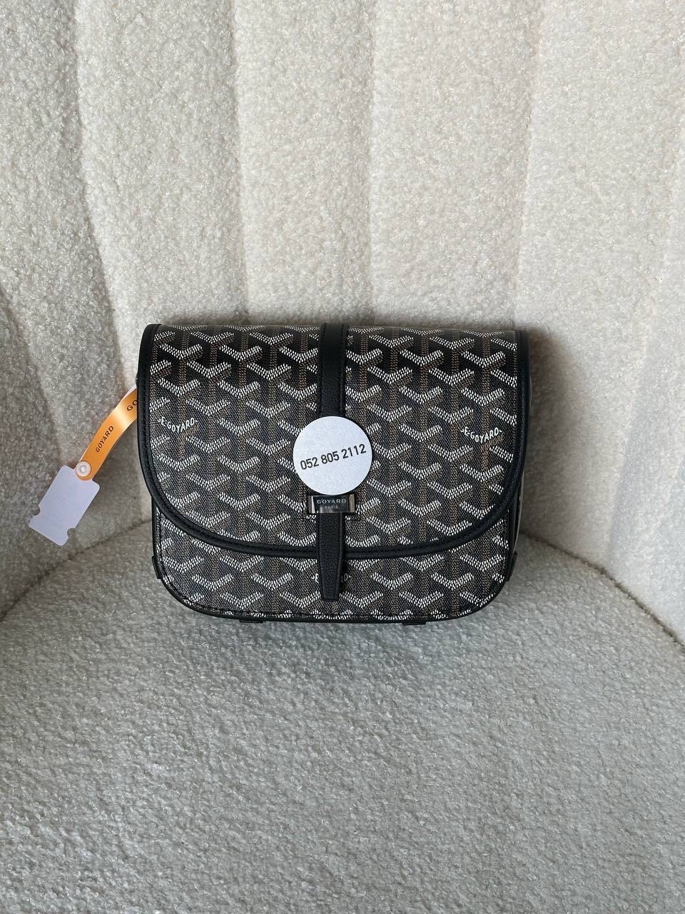 Goyard Belvedere messenger bag in black
